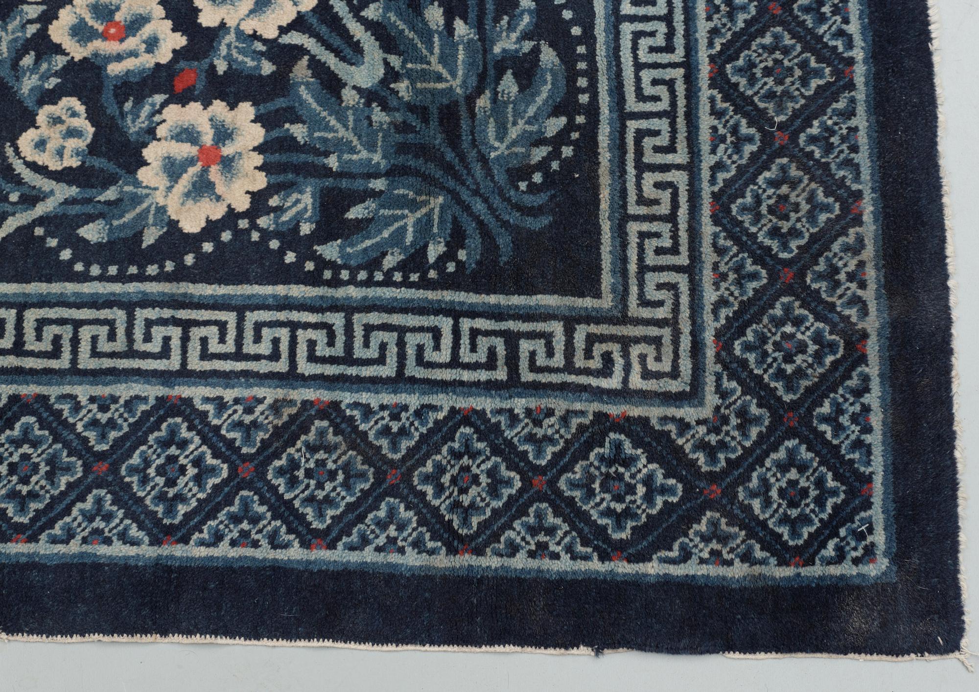 Carpet, semi antique Baotou.
