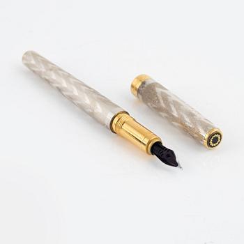 Reservoarpenna, sterlingsilver, Montegrappa, silver, Italien.