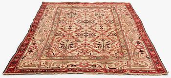 Matta, antik Agra, norra Indien, ca 273 x 181 cm.