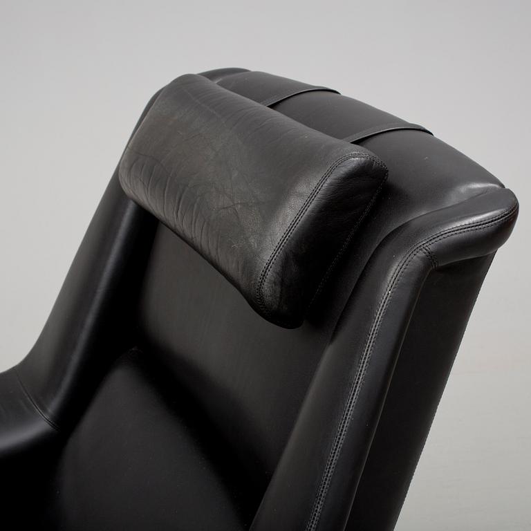 FÅTÖLJ OCH FOTPALL, "Profil", Folke Ohlsson, Dux, 1960-tal.