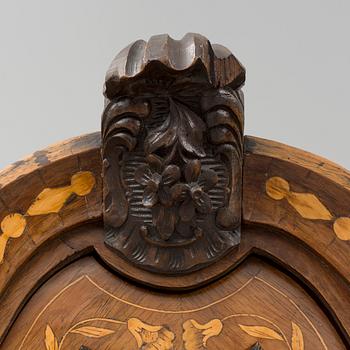 HÖRNSKÅP, ett par, Holland, 1800-tal.