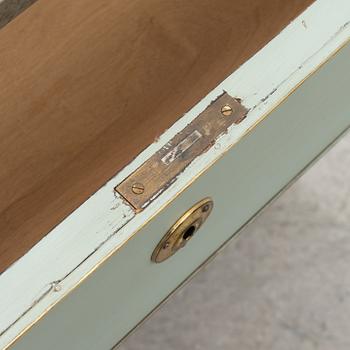 A Gustavian style chest of drawers, mid-20th Century.