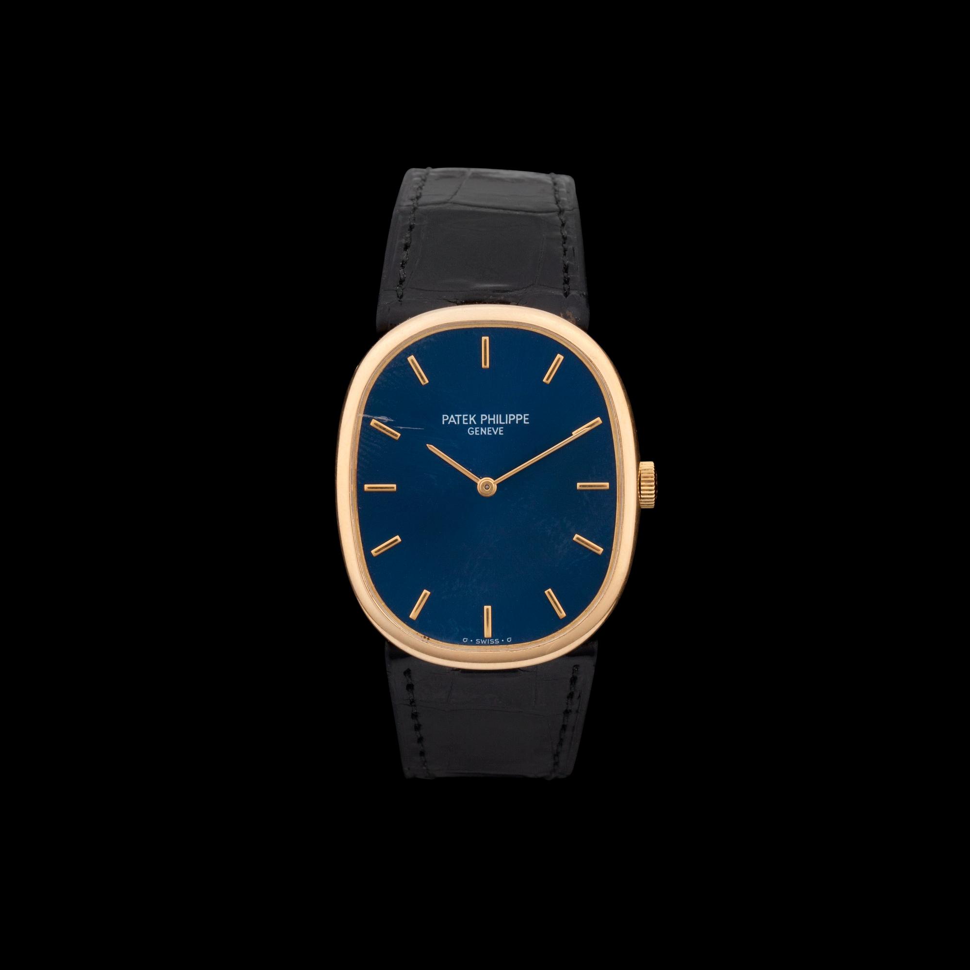Patek Philippe - Golden Ellipse. Guld. 22 mm x 27 mm.