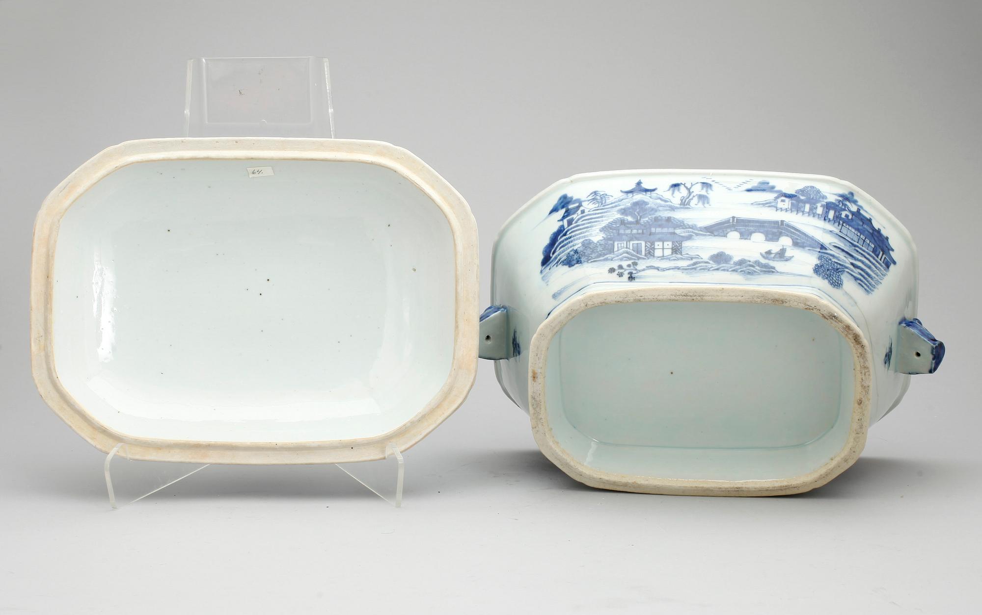 TERRIN, porslin, Kina, Qing dynastin, Qinalong, 1700-tal.