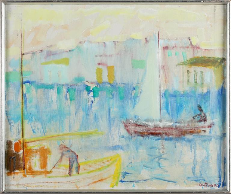 ELVINE OSTERMAN, olja på duk, signerad.