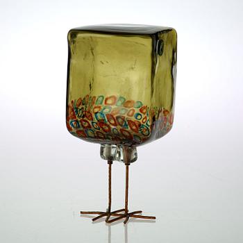 An Alessandro Pianon 'Pulcino' glass bird, Vistosi, Italy 1960's, model S191.