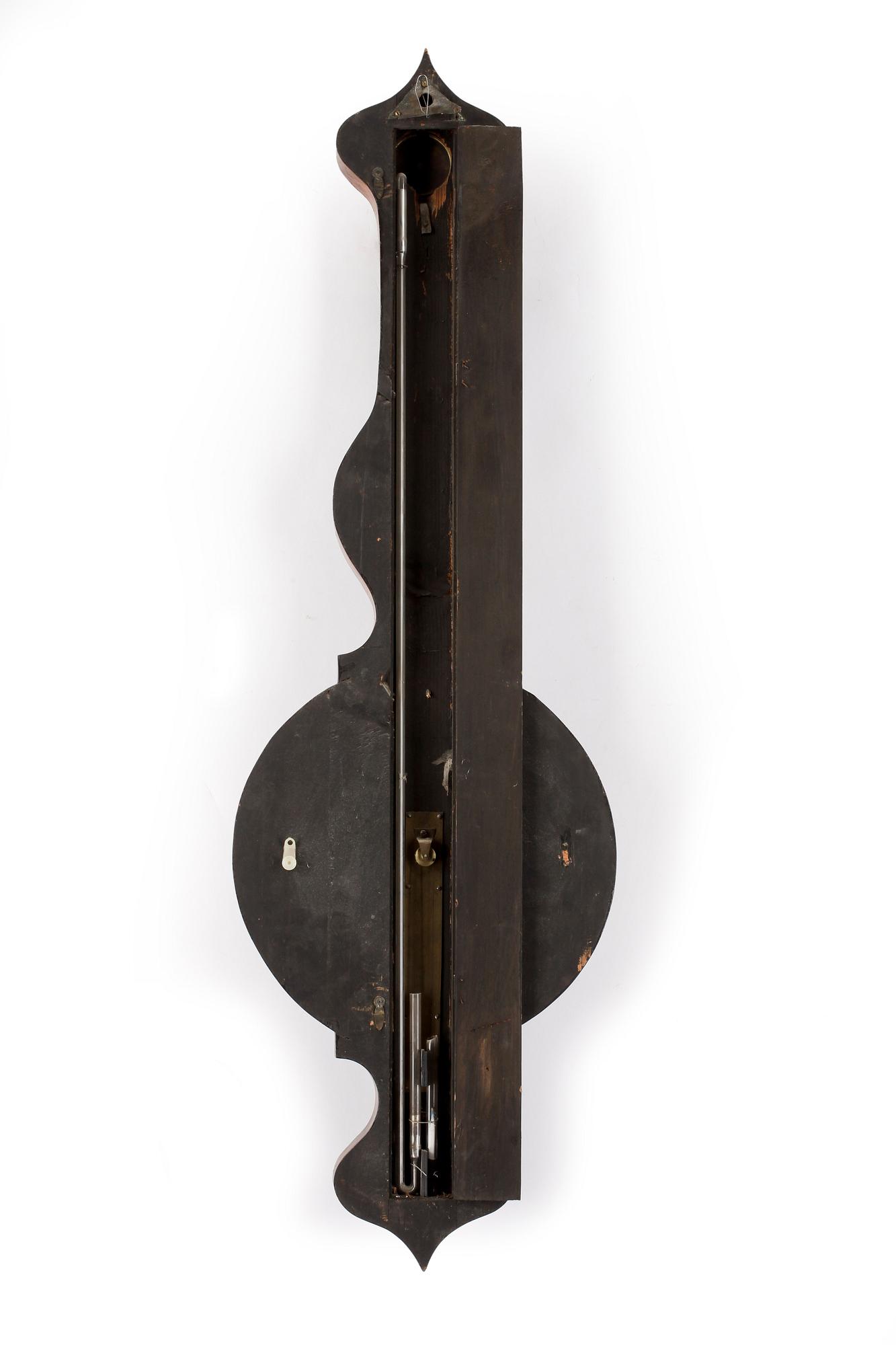 BAROMETER, mahogny, England, 1800-tal.