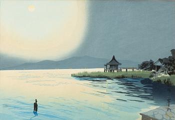 Tomikichirō Tokuriki, 'Ukimido Temple'.