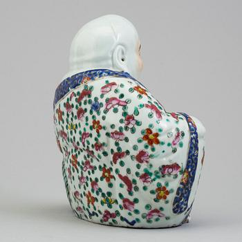 A Chinese 20th century porcelain Buddha.