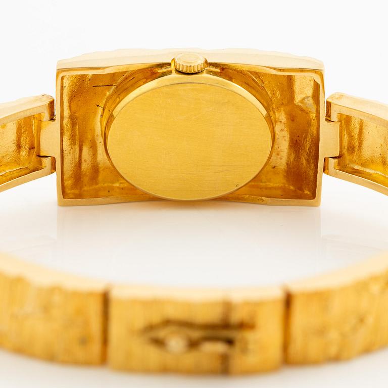 Björn Weckström, armbandsur, 18K guld, Finland 1980. För Lapponia.
