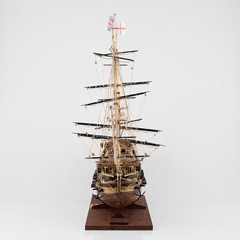 Model ship, the battleship 'Victory', 2010.