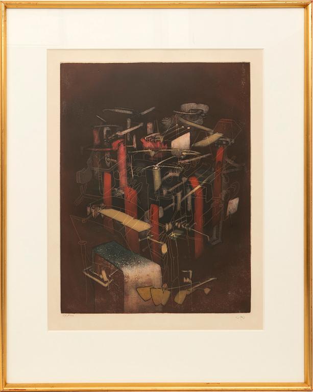 Roberto Matta, "L'Ergonaute #7" ur "Hom'mere", 1967.