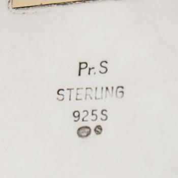 Preben Salomonsen dryckesstop barock-stil sterlingsilver Ljungby Danmark (1964-2009).