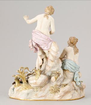 FIGURIN, porslin, Meissen, 1800-talets slut.