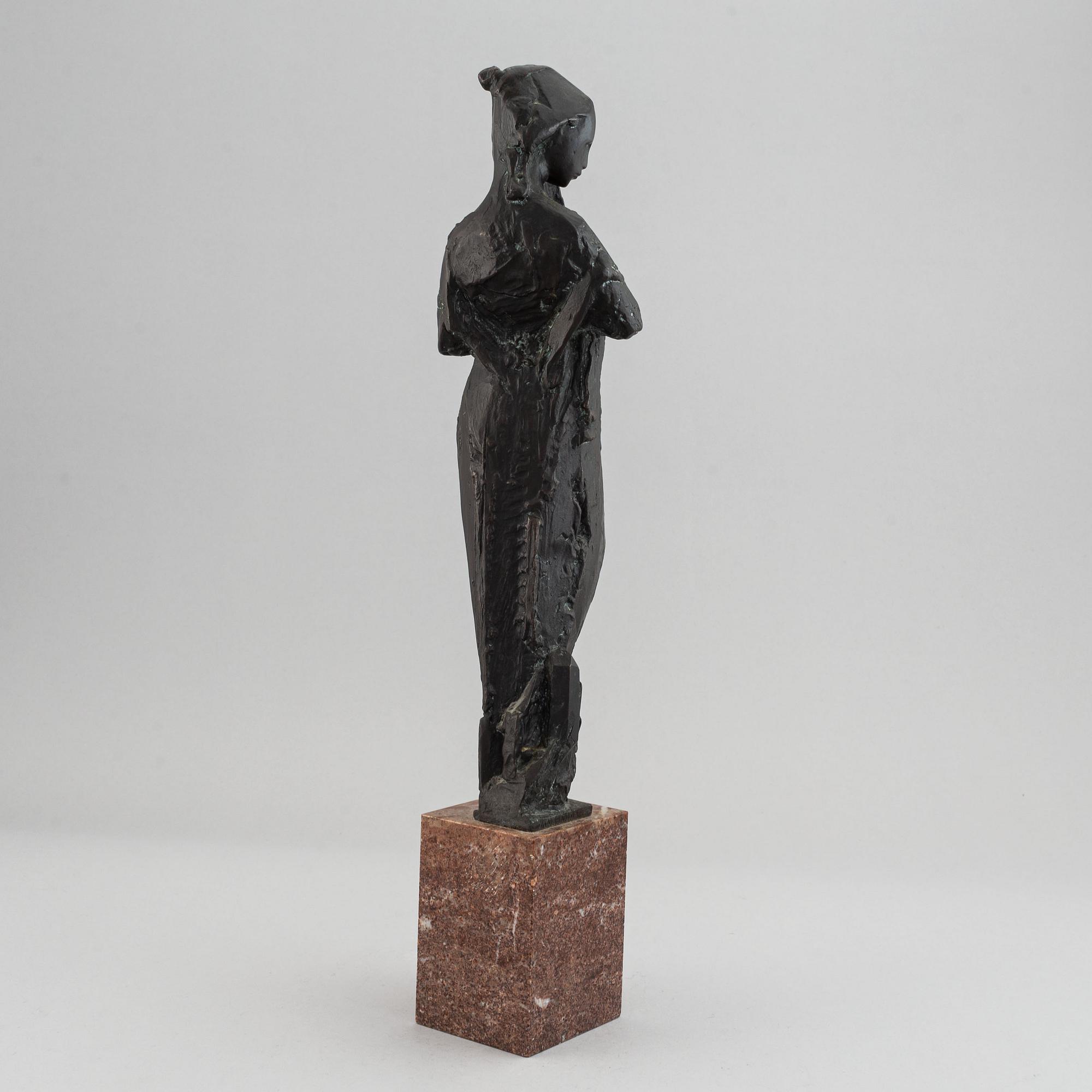 Jan Hána, after. Sculpture. Signed. Bronze. Height 52 cm (including base).