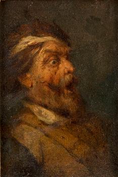 JOHAN CHRISTOFFER BOKLUND, tillskriven 1879, olja på pannå.