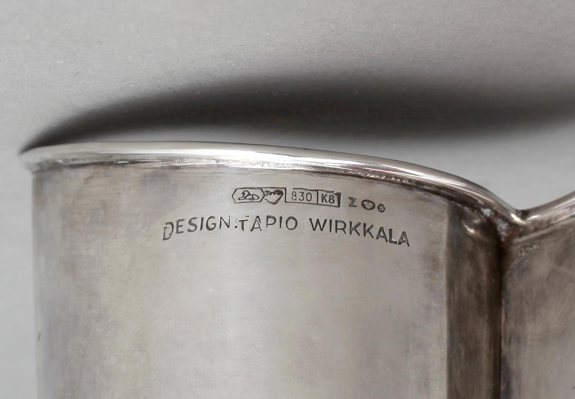 VAS, silver, Tapio Wirkkala, Kultakeskus, Tavstehus, 1987.