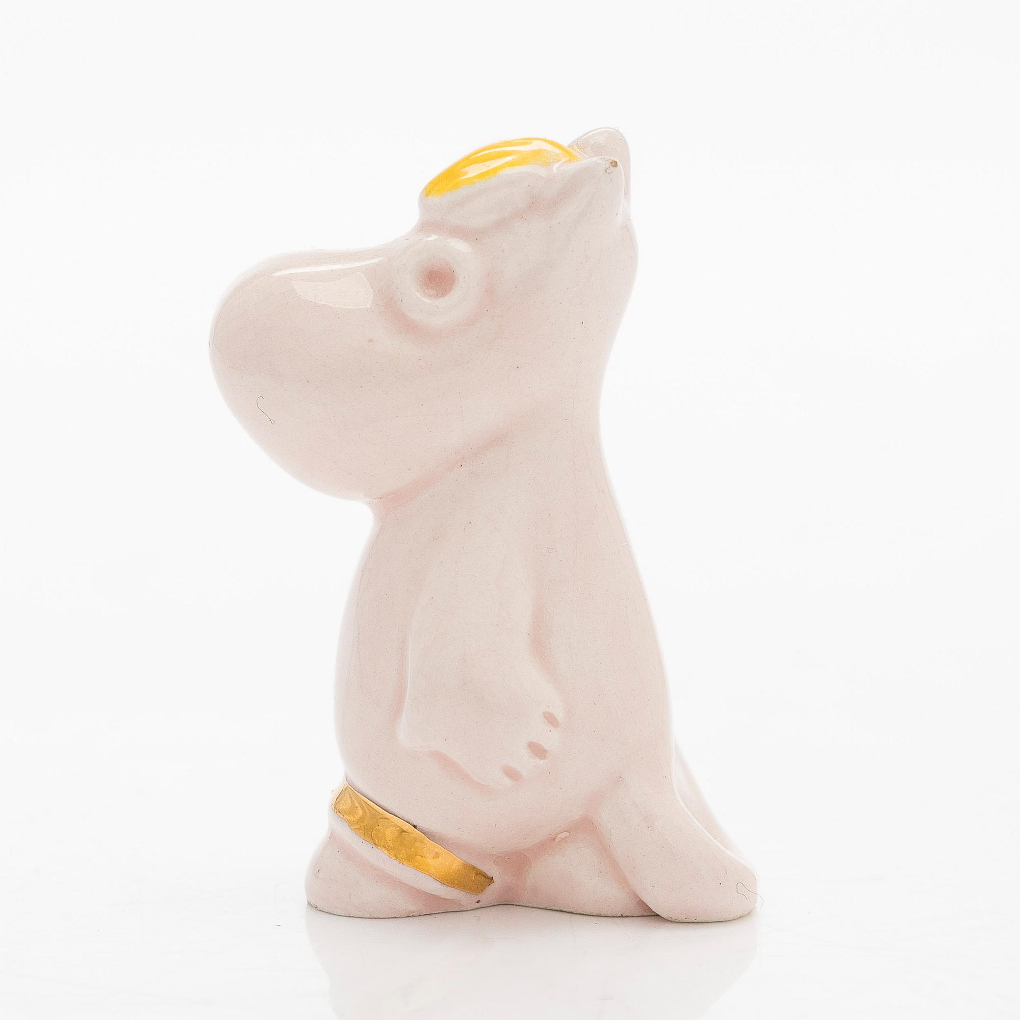 Leo Tykkyläinen, A ceramic 'Snorkmaiden' Moomin figurine from the 1950s-60s.