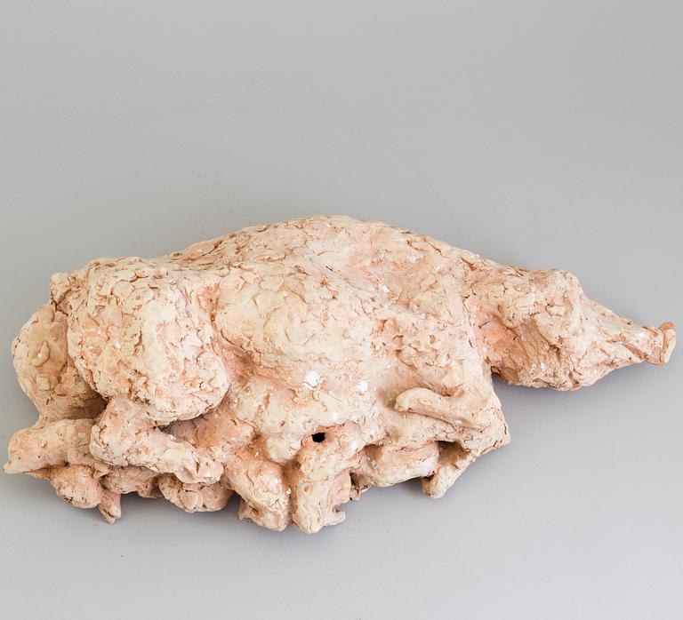 ASMUND ARLE, Sculpture, terracotta, signed A. Arle.