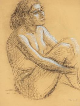 Isaac Grünewald, Seated Model.