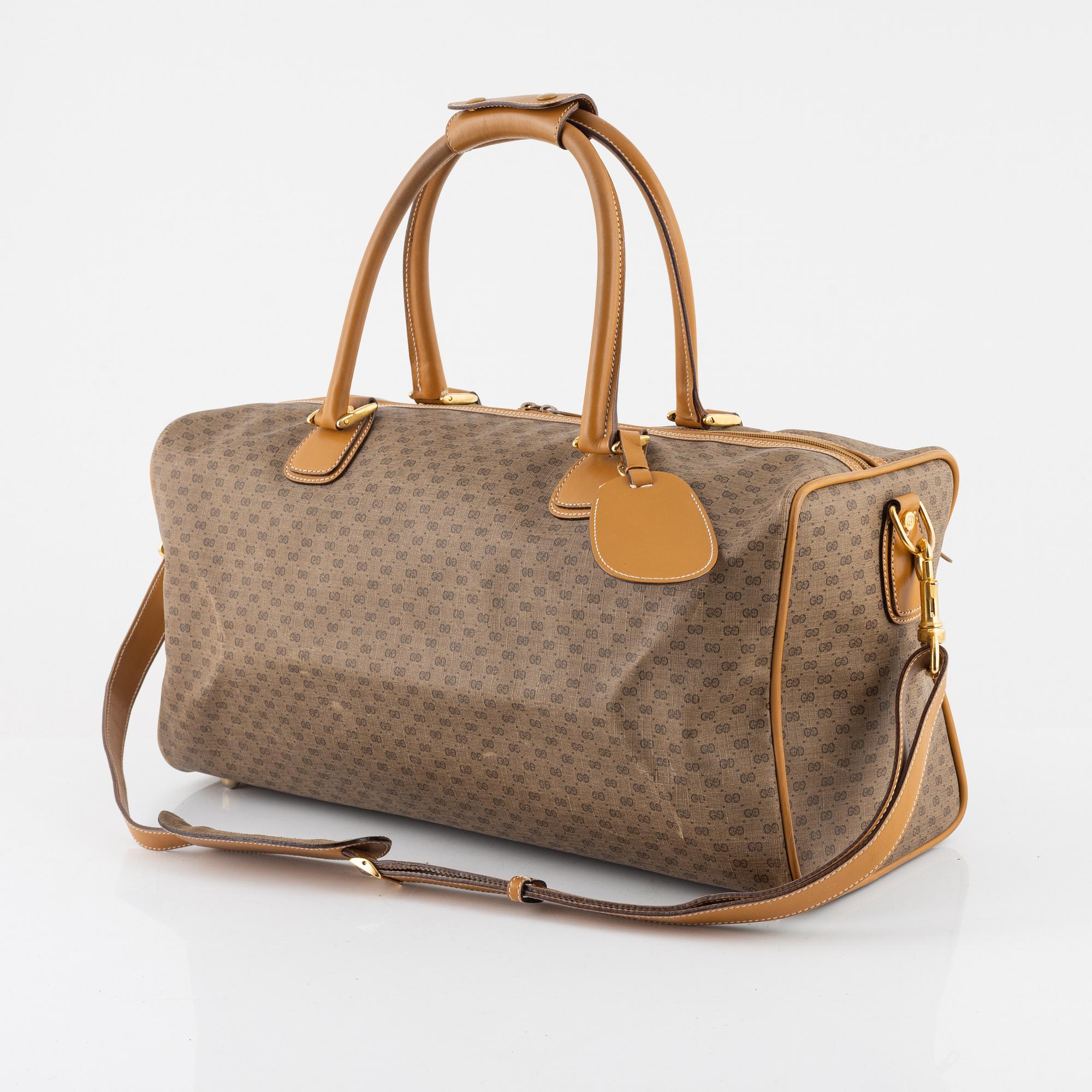 Gucci, väska, weekendbag, vintage.