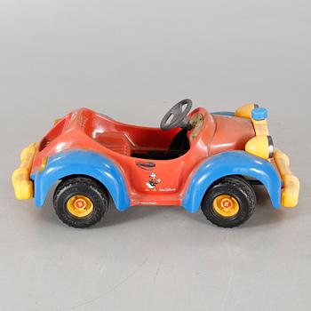 A pedal car from the latter half of the 20th century.