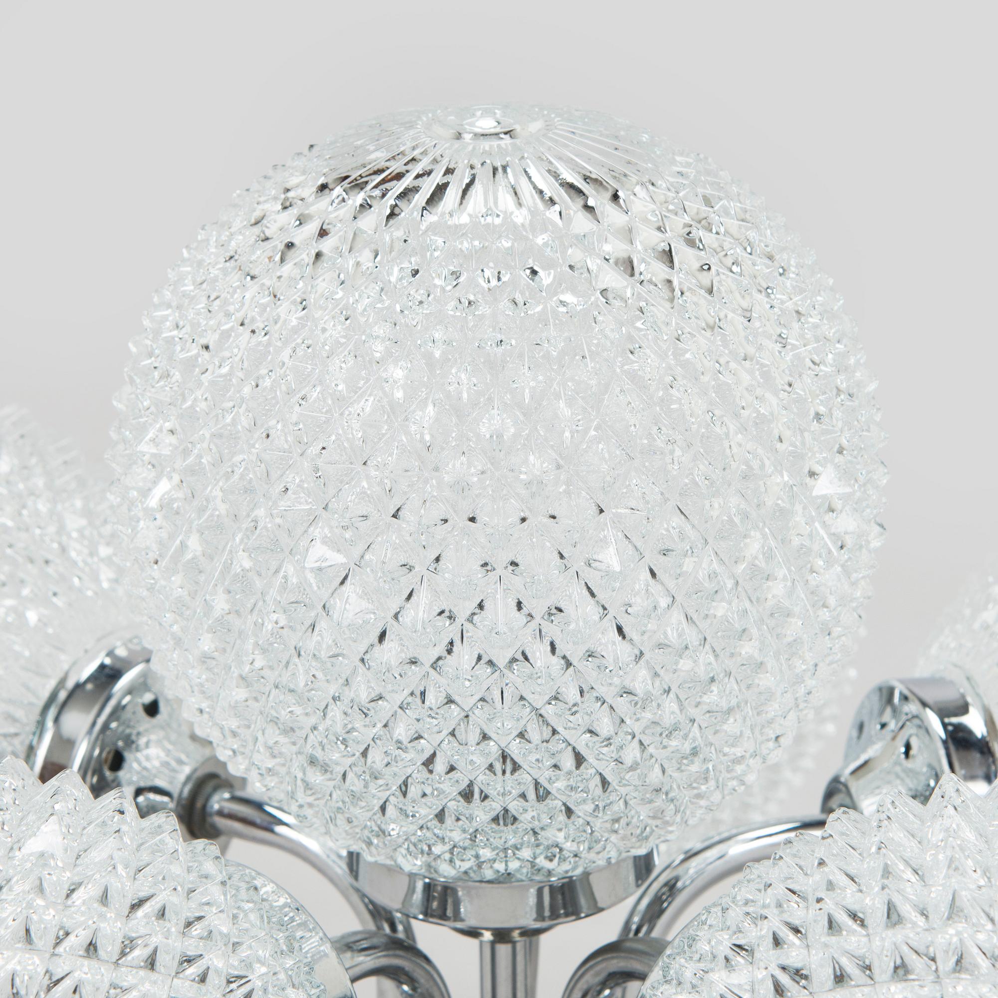 A 1960s/70s ceiling light model KP 555, Hyval, Finland.