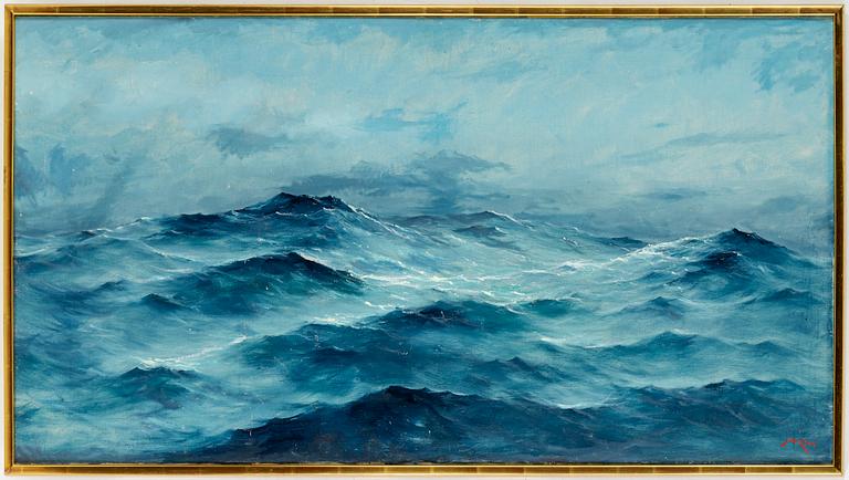 AXEL LIND, oil on canvas, signed.