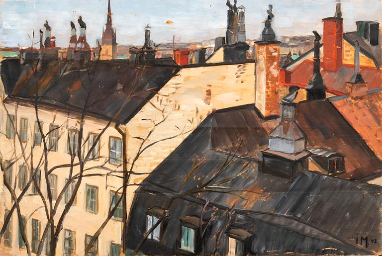 Inga Möllerberg, House roof.