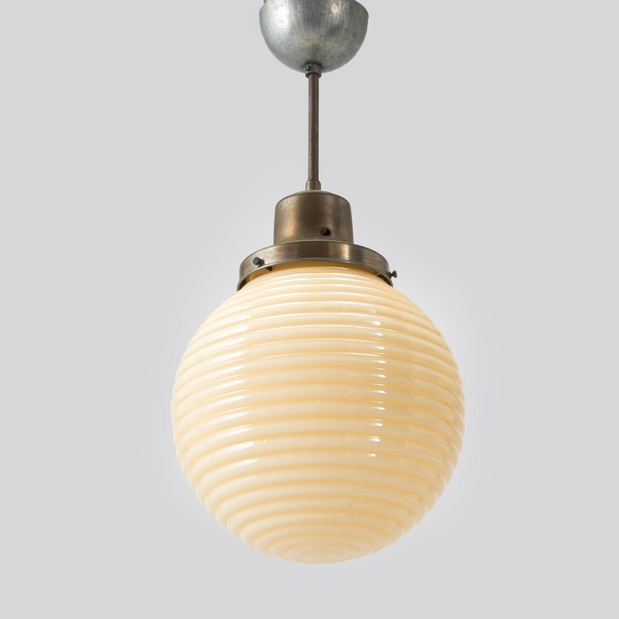 A 1930s ceiling light.