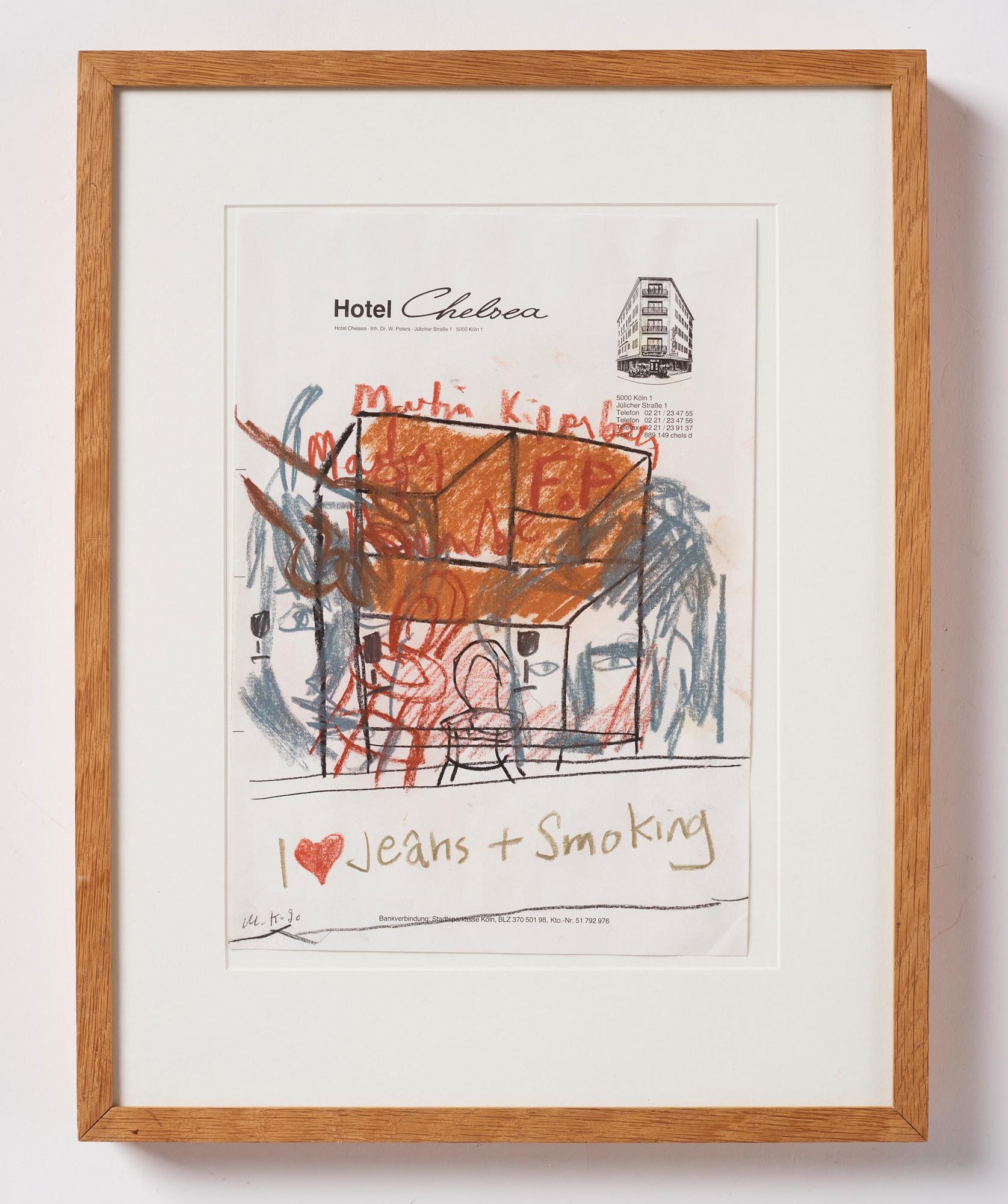 Martin Kippenberger, 'Untitled (Hotel Chelsea)'.