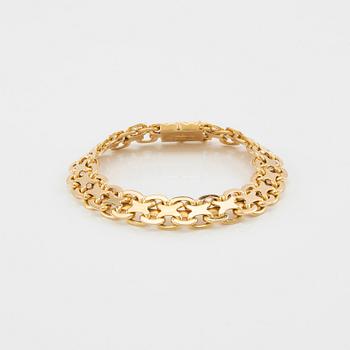 Bracelet x-link 18K gold, G. Dahlgren & Co Malmö 1963.