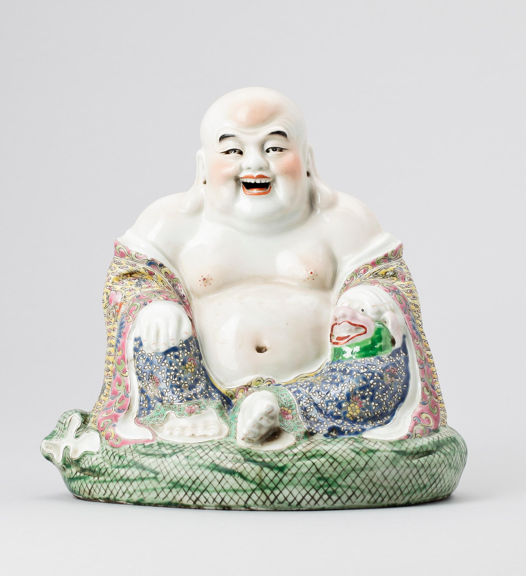 BUDDHA, porslin, Kina, 1900-tal.