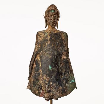 A standing figure of Buddha, Thailand, 18th Century.