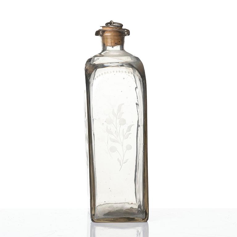 Aquavit bottle, Sweden early 19th century.