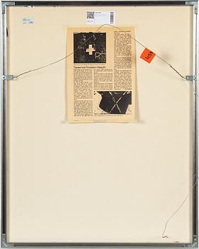 Antoni Tàpies, färgetsning, signerad XXXI/LXXXII.