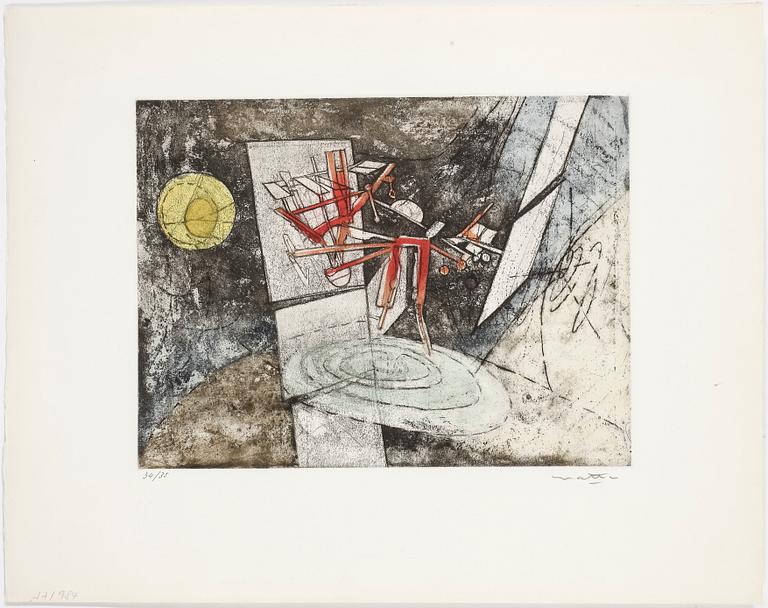 ROBERTO MATTA, etsning, signerad och numrerad 34/35.