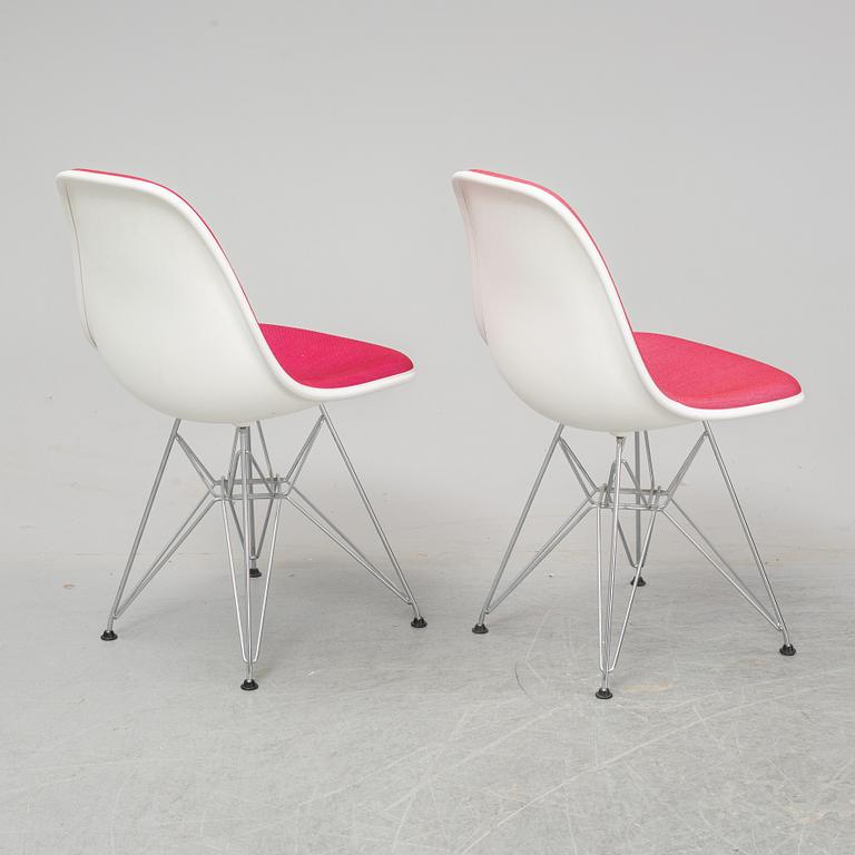 CHARLES AND RAY EAMES, six DSR chairs, Vitra, 2012.
