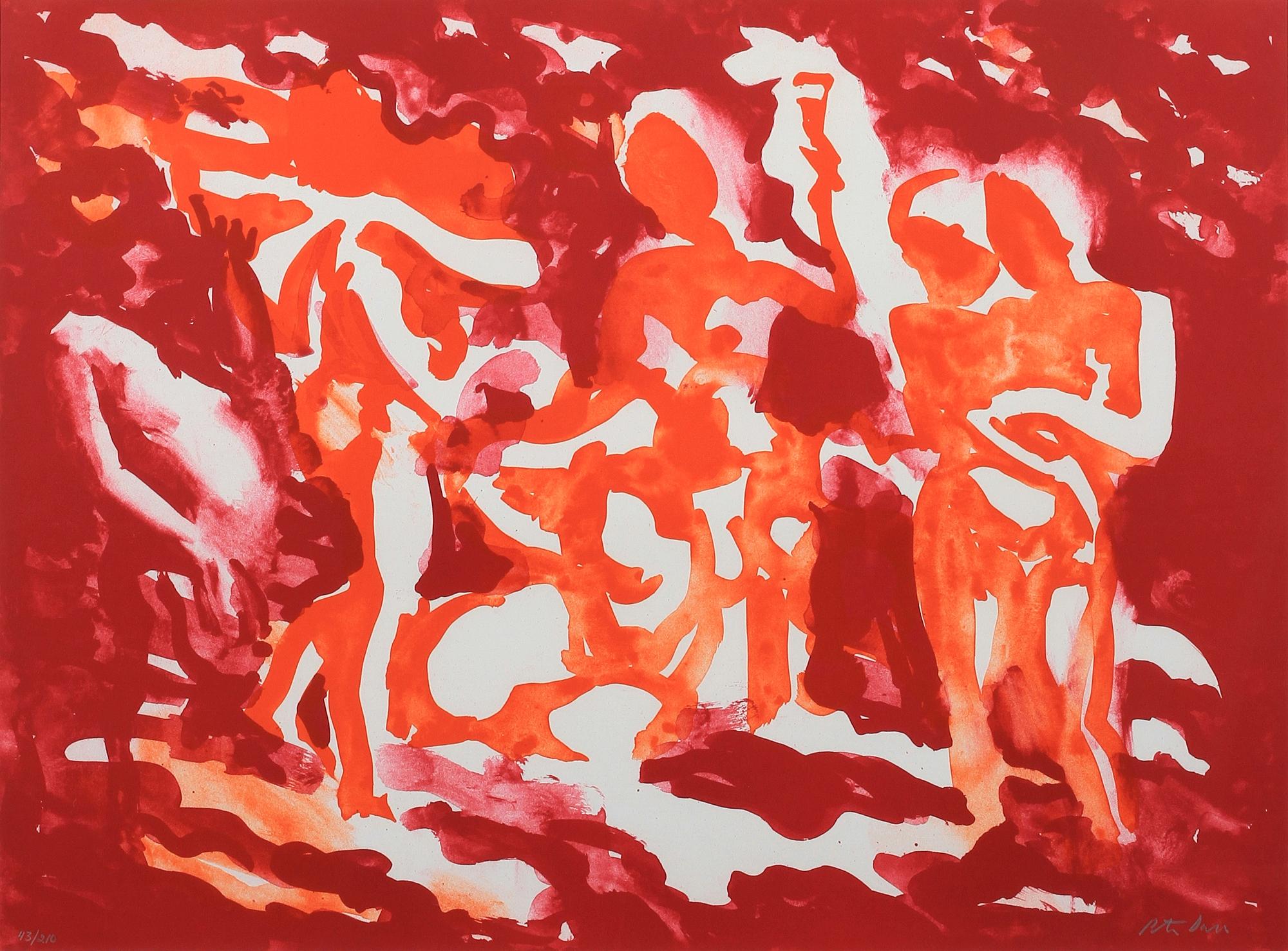 PETER DAHL, färglitografi, sign o numr 43/210.