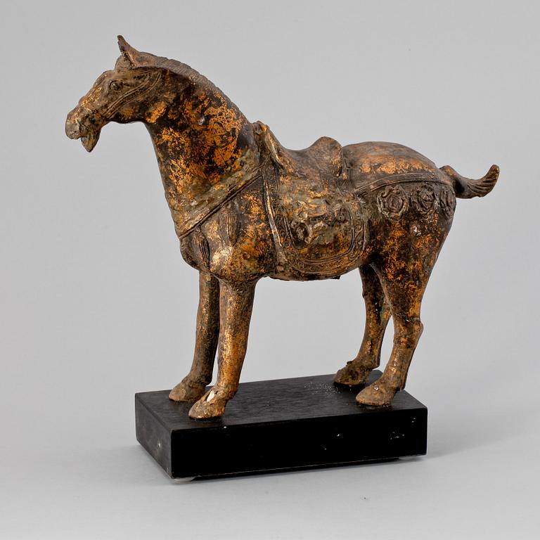 FIGURIN, gjutjärn, Tang-stil,  1900/2000-tal.