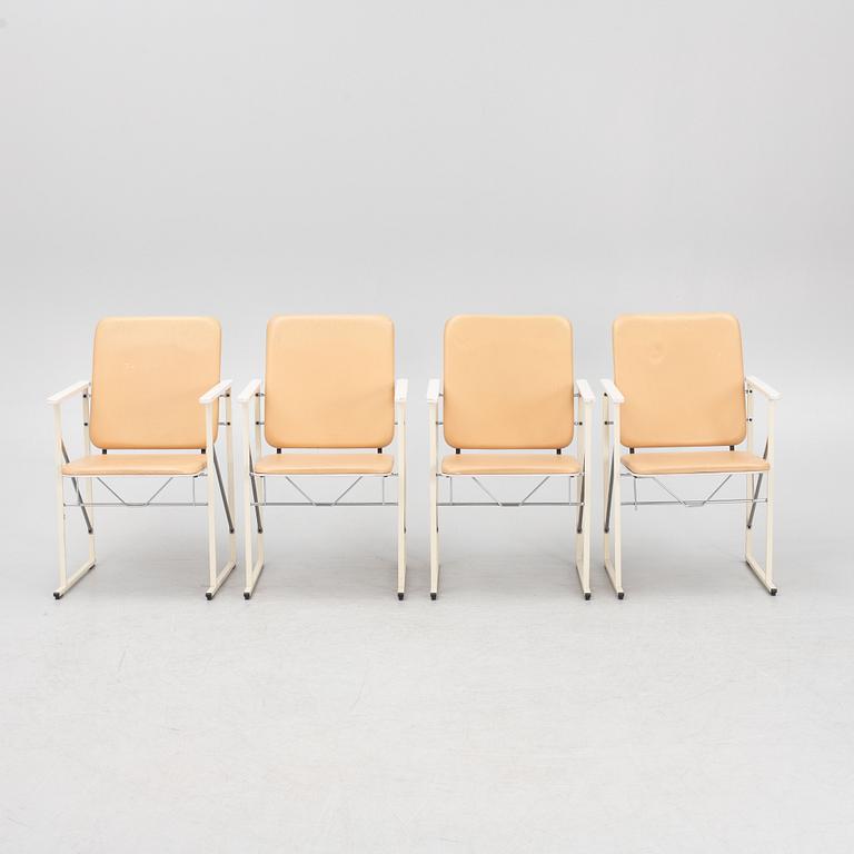 Yrjö Kukkapuro, a set of four chairs, Finland.