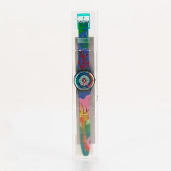 Swatch, Passion Flower, wristwatch, 34 mm.