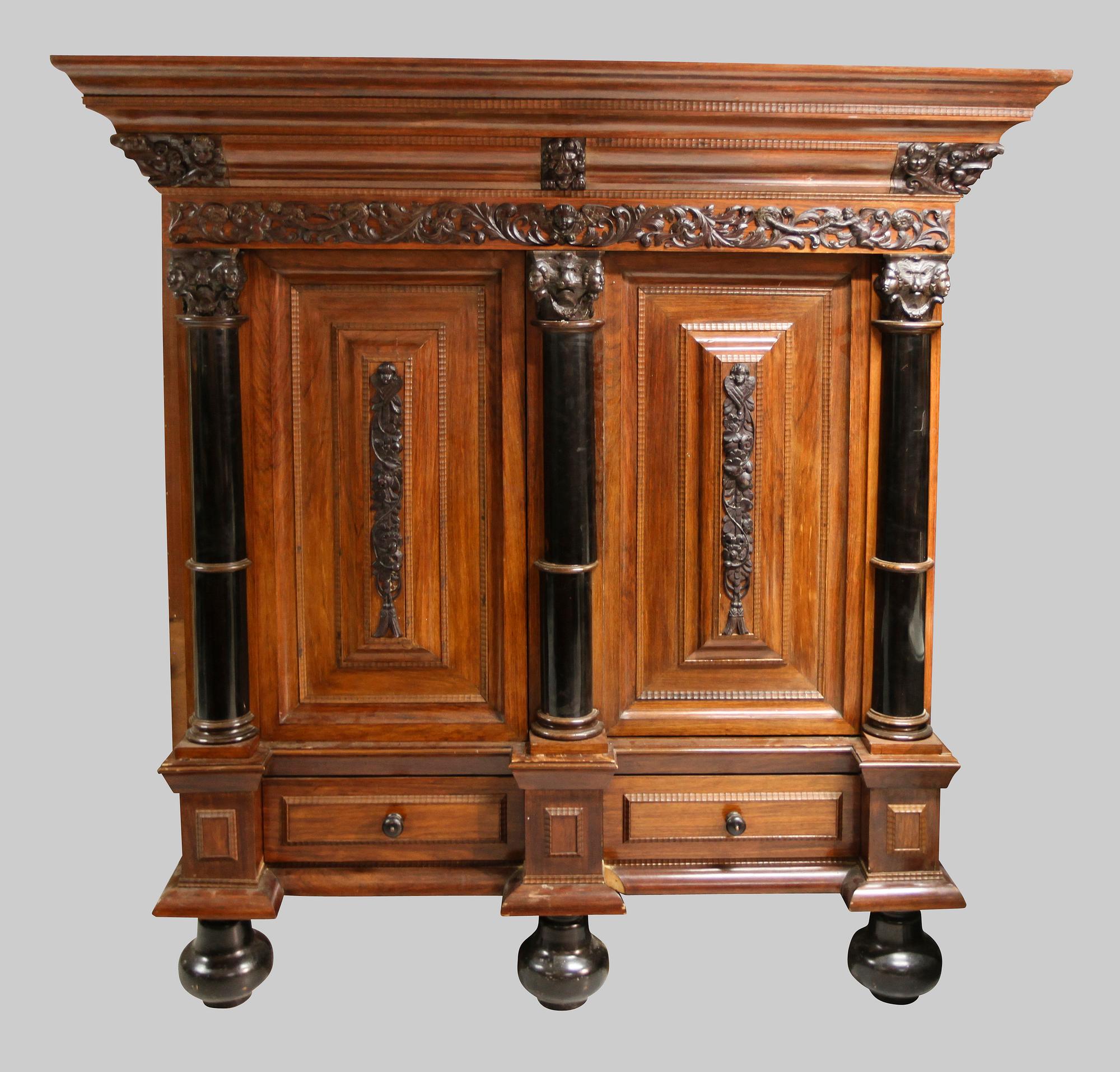 SKÅP, barockstil, sekelskiftet 1900.