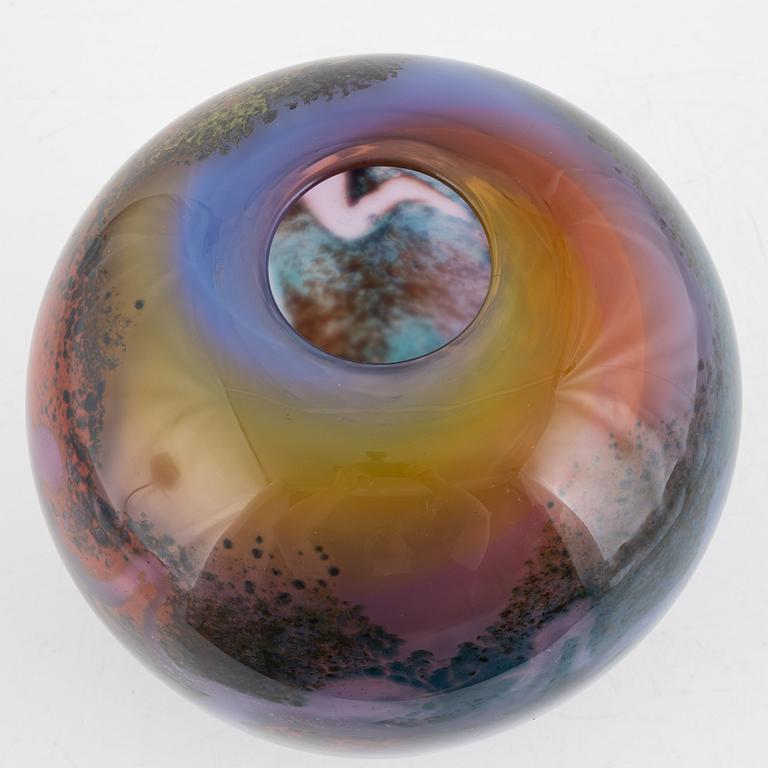 Sven-Åke Carlsson, vase, glass, Transjö.