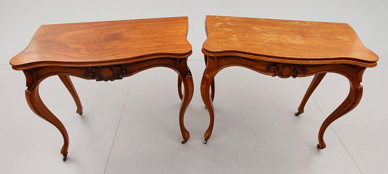 SPELBORD, 1 par, 1800-talets andra hälft.