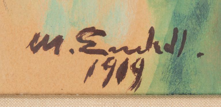 Magnus Enckell, Piprökande man.