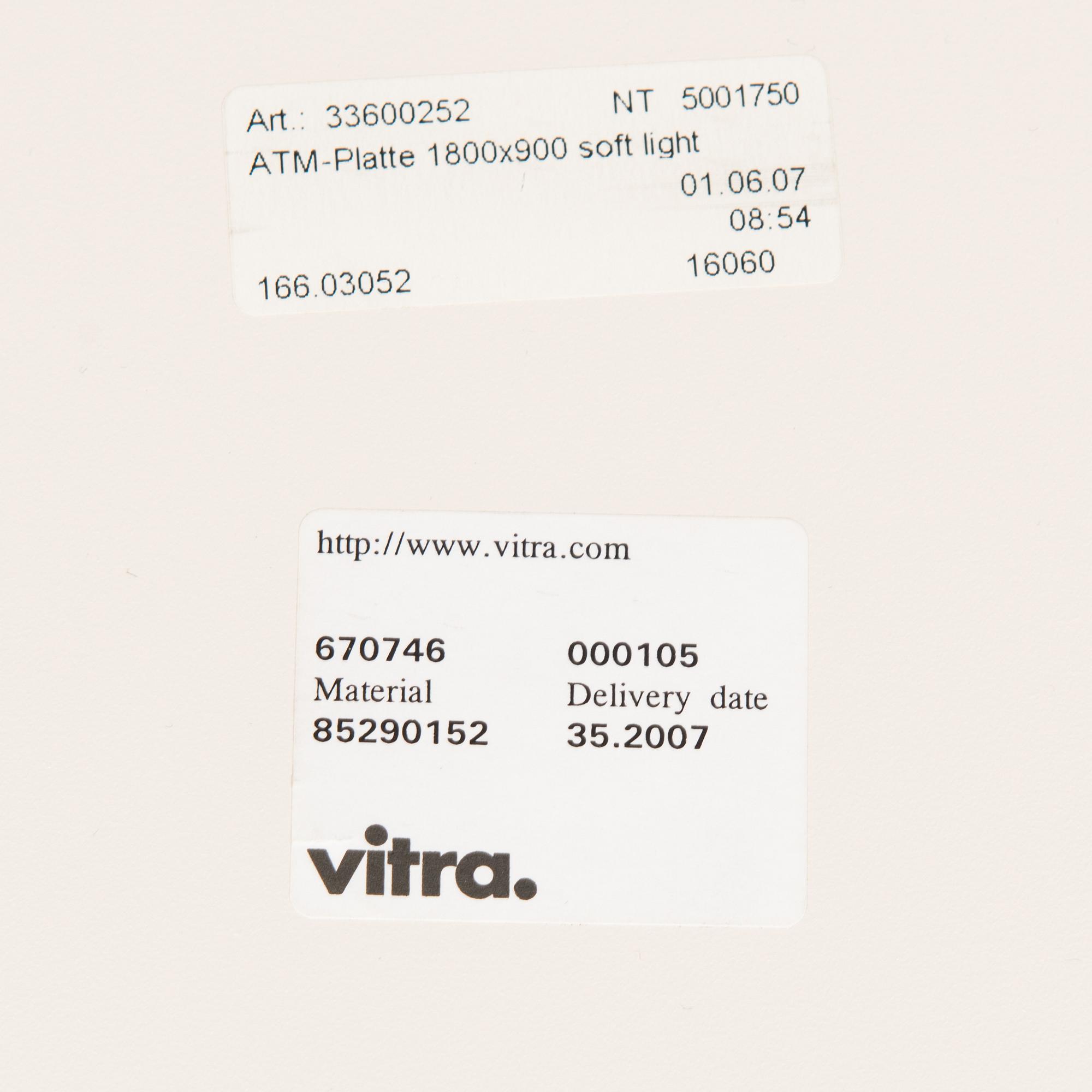 Jasper Morrison, kirjoituspöytä, ATM System, Vitra 2000-luku.
