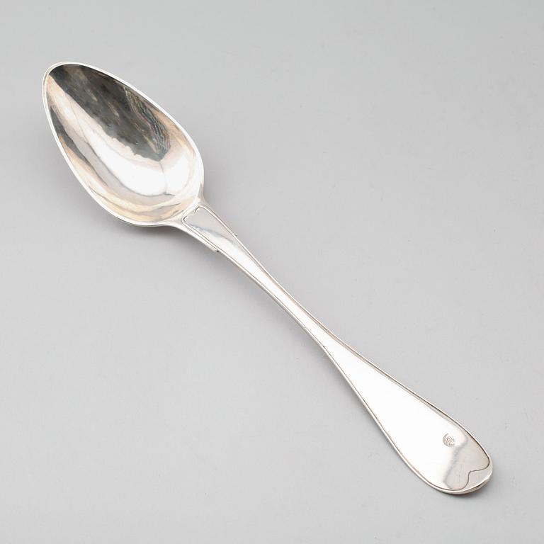 RAGUSKED, silver, Johan Wilhelm Zimmerman, Stockholm 1804. Vikt ca 148 g.