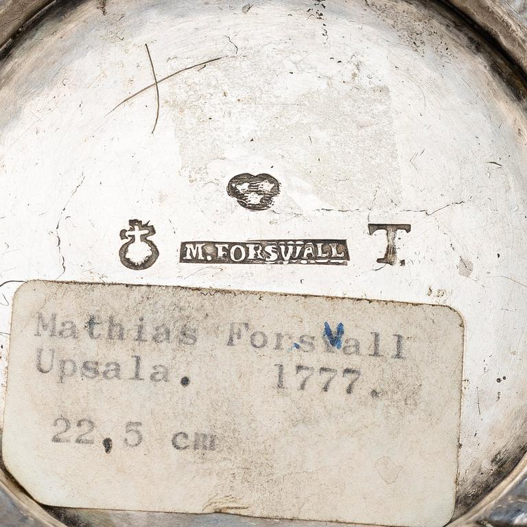 A Swedish parcel-gilt silver beaker, mark of Mathias Forswall, Uppsala 1777.