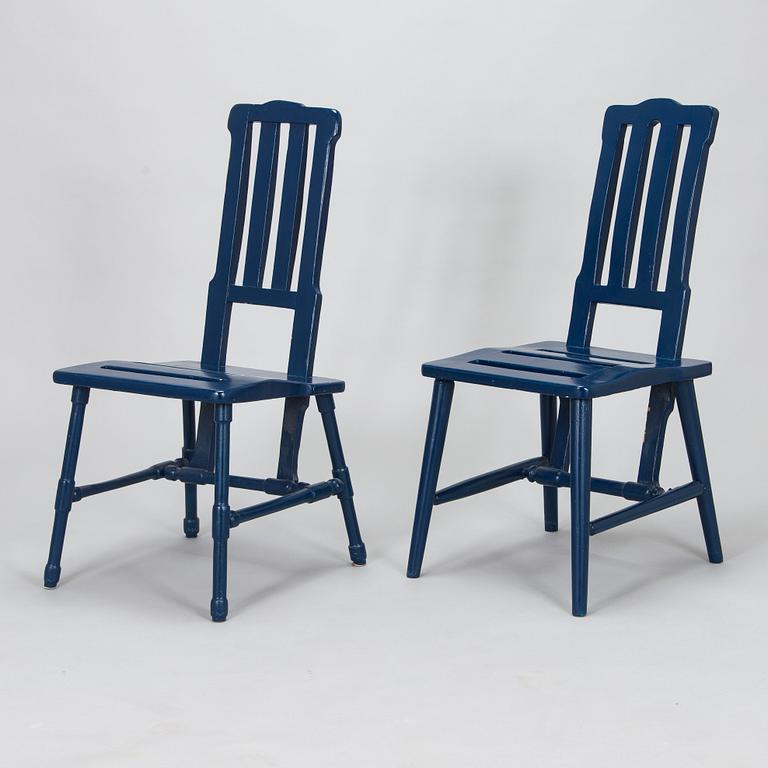 Stolar, 6 st, 1800-talets slut.